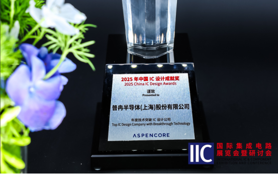 尊龙·(中国)半导体斩获IIC 2025年度技术突破奖！用芯定义未来(图1)
